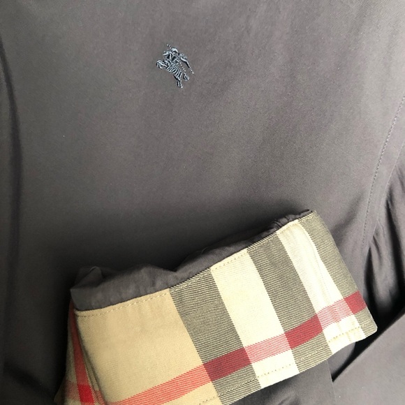 Burberry Brit Grey Dress Shirt 🎩 - Picture 4 of 7